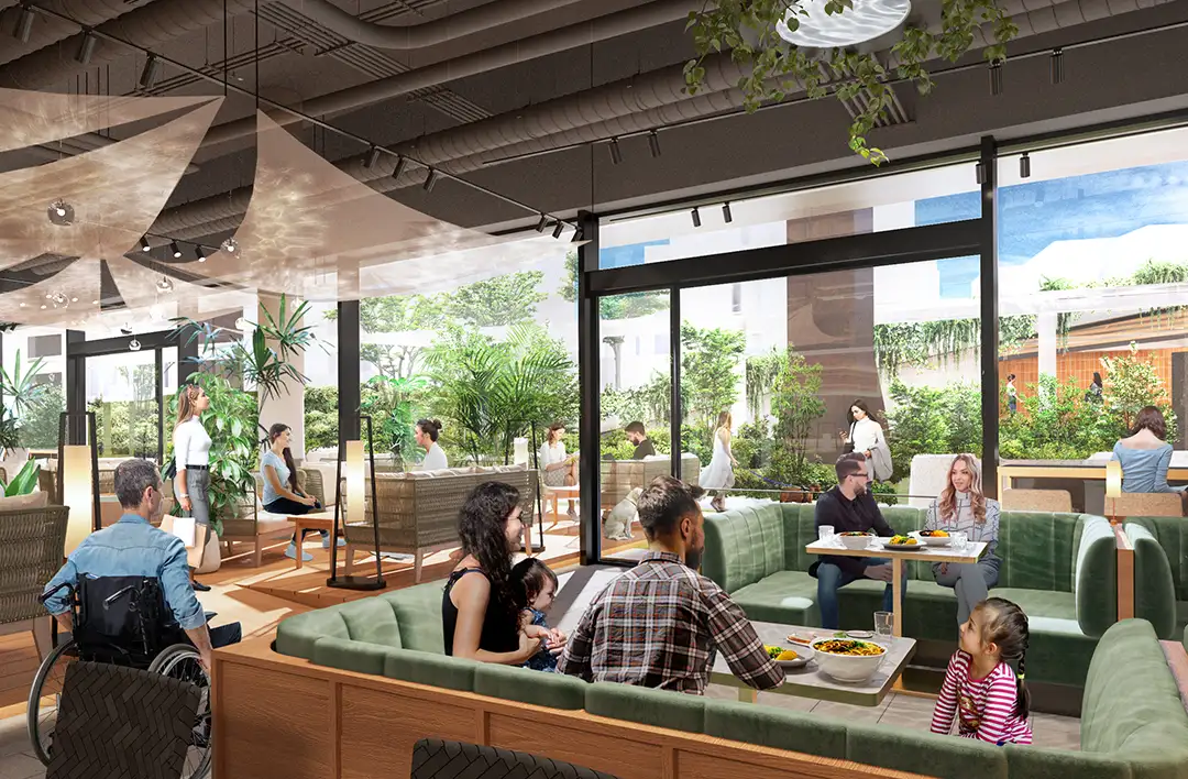 TOWER S 1F～3Fの低層商業エリア 飲食店舗