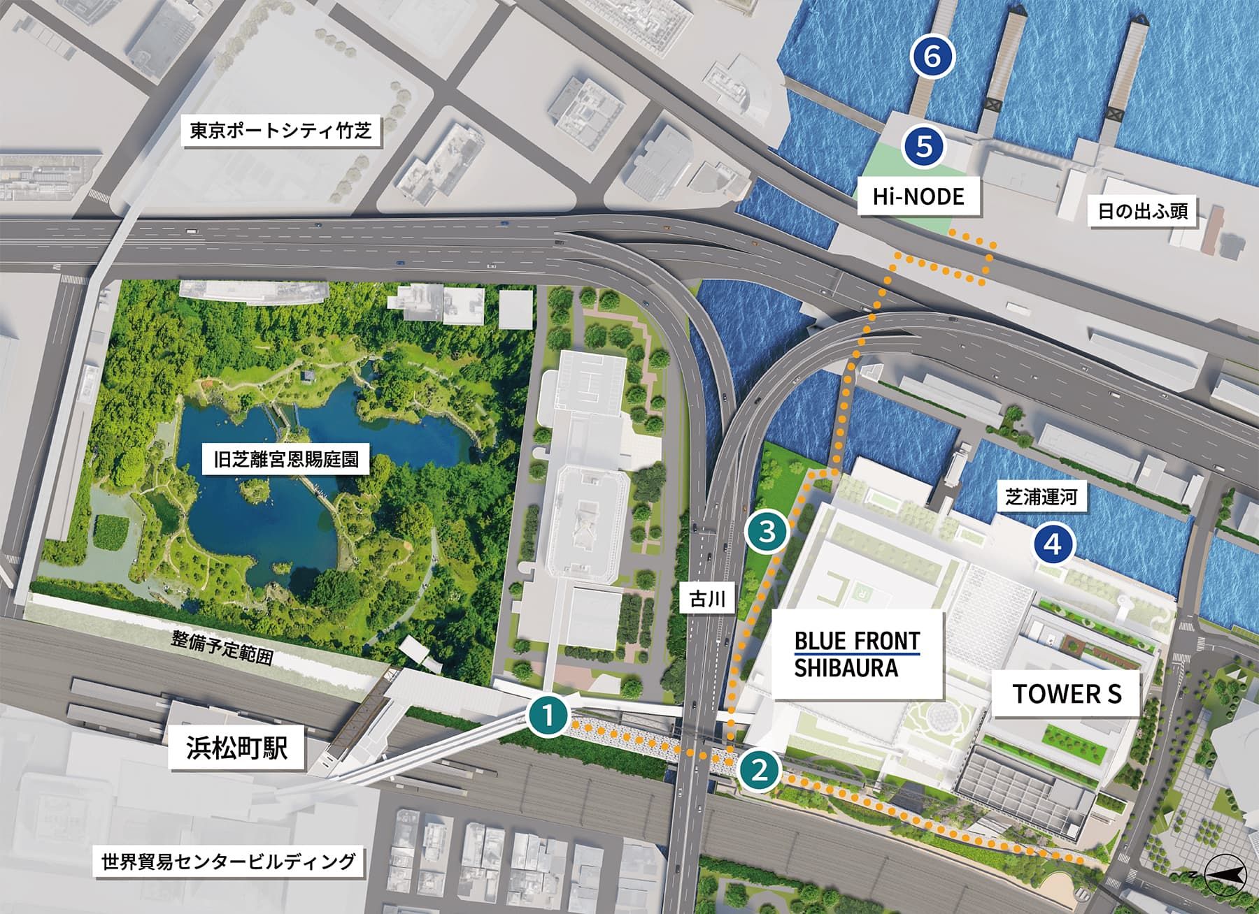 現地案内図